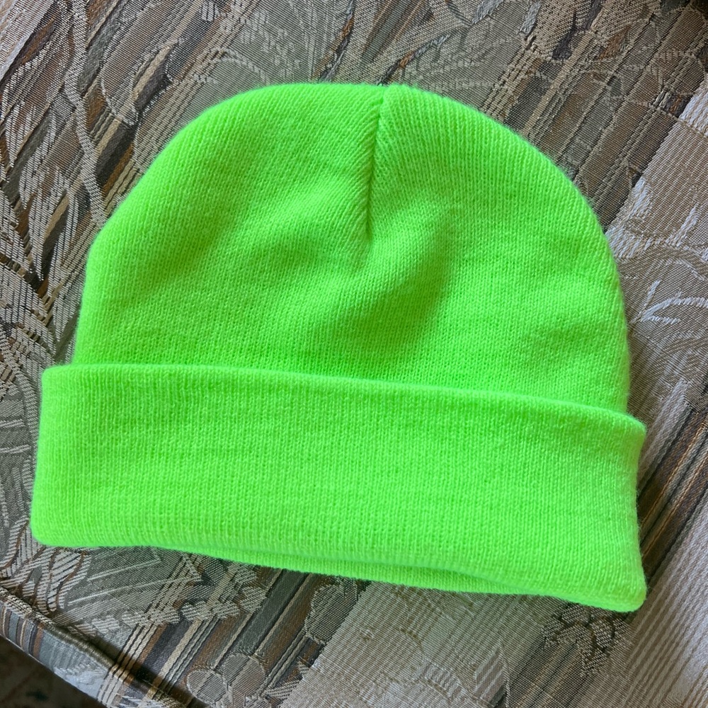 Neon Green Beanie